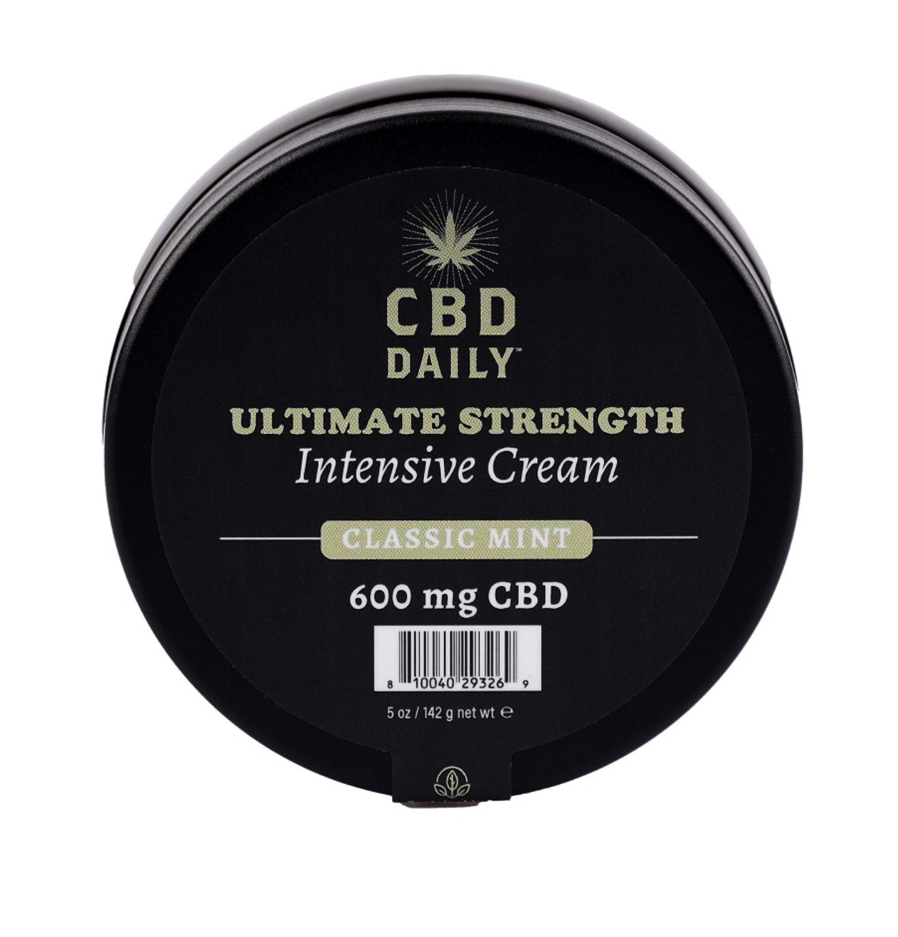Earthly Body CBD Daily Ultimate Strength Intensive Cream - Cream Classic Mint 142g